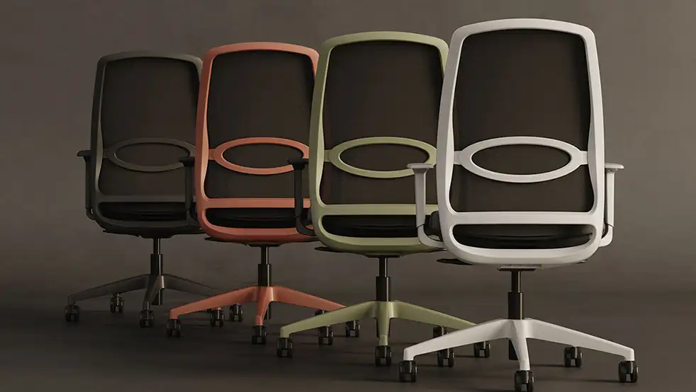 Distintos colores de silla operativa VEGA