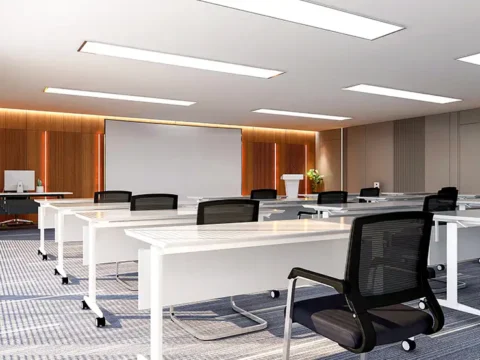 Luces LED en salas de formación