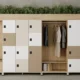Taquilla CUBE con jardineras