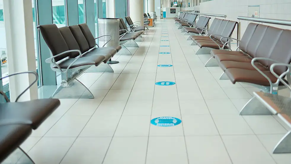 Suelo técnico en hospital