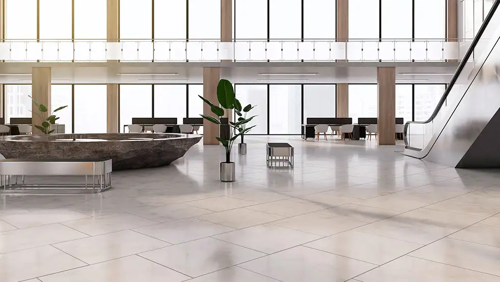 Suelo técnico en piedra